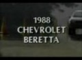 1989 Chevrolet Beretta Commercial