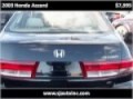 2003 Honda Accord available from S & J Auto Wholesalers Inc.