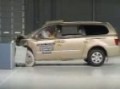2006 Kia Sedona offset crash test (IIHS)