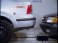 Audi 100 vs. Volkswagen Bora bumper crash test (DTC)