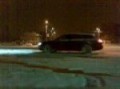 Audi A6 snow drift
