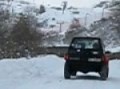 CAMERA CAR SUZUKI JIMNY ON THE SNOW