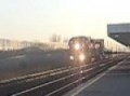 CP Engines 5583 & 6077 pulling the Trailer Truck Train Express with a meet near ...