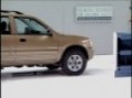 Crash Test 2001 Isuzu Rodeo ( 5 M.P.H) Front into Angled Barrier IIHS