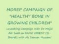 Dr Majid Abi Saab launching MOREP Campain on Healthy Bone Part 1