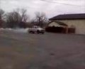 Drifting Newt Wrights F-350 diesel