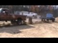 Ford 1976 F250  truck pulling down hill.wmv