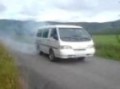 Hyundai H100 burnig wild