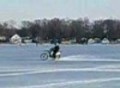 Ice Riding Dirtbike Yamaha WR 250