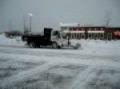 Isuzu NPR plowing snow 3
