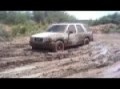 Isuzu Rodeo Stuck in the Mud and Pissed Off