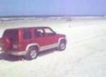 Isuzu Trooper driving in St Augustine Beach
