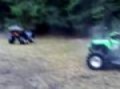 Kawasaki brute force wheelie