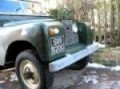 Land Rover Series IIa on the starting handle