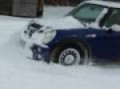Mini Cooper S in Snow