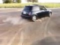 Mini cooper burnout