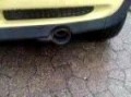 Mini cooper with playmini exhaust
