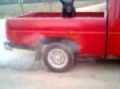 Nissan 2wd burn out!
