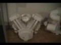 Origami V12 Engine gundam V8 V-Twin collection