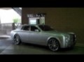 Purple Rolls Royce Phantom, Black Bentley Continental GT and Silver Rolls Royce Phantom