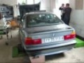 SAAB 9-5 and BMW 520i on rolling road.