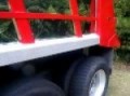 Shiny Red Dump Truck