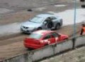Silver Honda Accord vs Red Ford