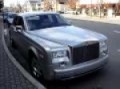 Silver Rolls Royce Phantom Powered By www.BoomRide.com