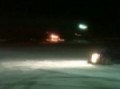 Snow drifting Subaru WRX