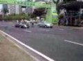Start-up F1 Williams against a  Toyota Corolla