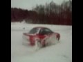 Subaru Impreza having fun on snow 2009, some drift, part 2