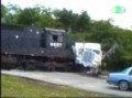 Train Hits Trailer Truck