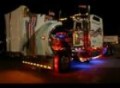 big rig at night