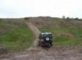 land rover 90 jamboree on 3 wheels