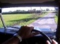 land rover series III 88in diesel 7 seat for sale in action.AVI