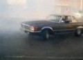 mercedes benz sl burnout