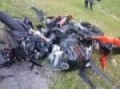 motos esportivas destruidas