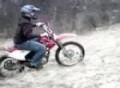up a hill on my crf230